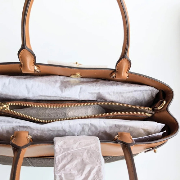 MICHAEL KORS Gramercy Large Logo Satchel - Picture 4 of 13